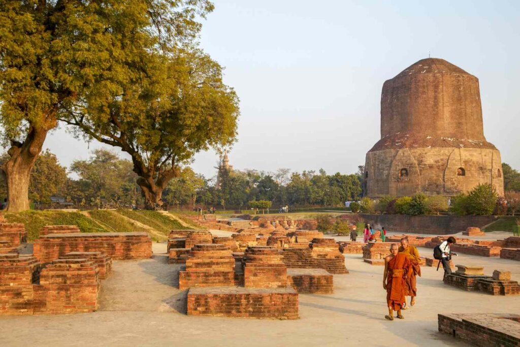 Sarnath-site-Dhamekh-Stupa-Varanasi