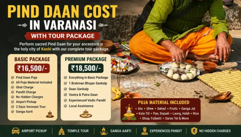 Pind Daan Cost in Varanasi with Tour Package